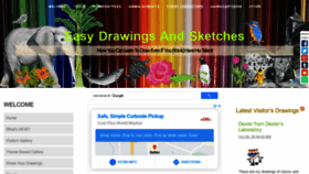 What Easy-drawings-and-sketches.com website looked like in 2020 (3 years ago)