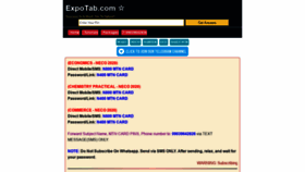 What Expotab.com website looked like in 2020 (3 years ago)