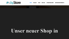What E-zigstore.at website looked like in 2020 (3 years ago)