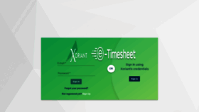 What E-timesheet.xoriant.com website looked like in 2020 (3 years ago)