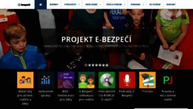 What E-bezpeci.cz website looked like in 2020 (3 years ago)