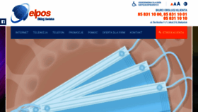What Elpos.net website looked like in 2020 (5 years ago)