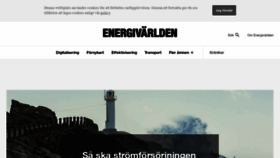 What Energivarlden.se website looked like in 2020 (3 years ago)
