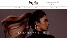 What Envyhairextensions.co.uk website looked like in 2020 (3 years ago)