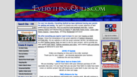 What Everythingquilts.com website looked like in 2020 (3 years ago)