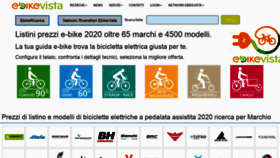 What Ebikevista.com website looked like in 2020 (3 years ago)