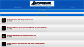 What Episodebd.com website looked like in 2020 (3 years ago)
