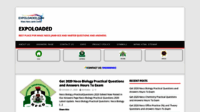 What Expoloaded.com website looked like in 2020 (3 years ago)