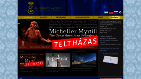 What Eszterhaza.hu website looked like in 2020 (3 years ago)
