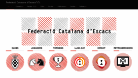 What Escacs.cat website looked like in 2020 (3 years ago)