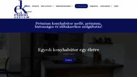What Etalonkonyha.hu website looked like in 2020 (3 years ago)