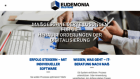 What Eudemonia-solutions.de website looked like in 2020 (3 years ago)