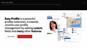 What Easy-profile.com website looked like in 2020 (4 years ago)
