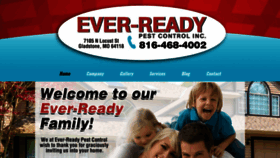 What Everreadypestcontrol.com website looked like in 2020 (4 years ago)