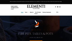 What Elementifires.co.uk website looked like in 2020 (3 years ago)