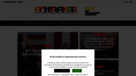 What Entreletras.eu website looked like in 2020 (3 years ago)