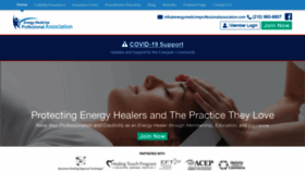 What Energymedicineprofessionalassociation.com website looked like in 2020 (3 years ago)