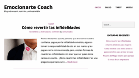 What Emocionartecoach.com website looked like in 2020 (3 years ago)