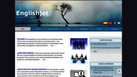 What Englishjet.com website looked like in 2020 (3 years ago)