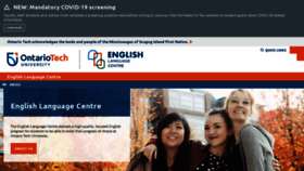 What Elc.uoit.ca website looked like in 2020 (3 years ago)
