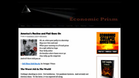 What Economicprism.com website looked like in 2020 (5 years ago)