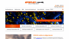 What Efaflex.nl website looked like in 2020 (3 years ago)