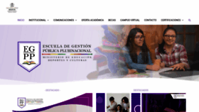 What Egpp.gob.bo website looked like in 2020 (3 years ago)