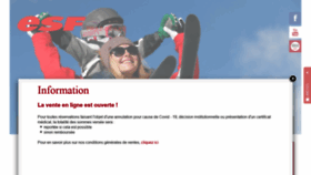 What Esf-prazdelys.fr website looked like in 2020 (3 years ago)