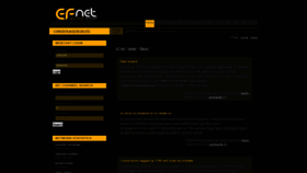 What Efnet.org website looked like in 2020 (3 years ago)