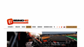 What Endurance-info.com website looked like in 2020 (3 years ago)