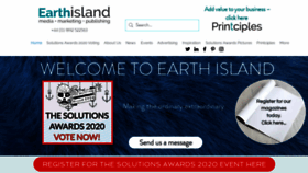 What Earthisland.co.uk website looked like in 2020 (3 years ago)