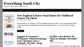 What Everythingsouthcity.com website looked like in 2020 (3 years ago)