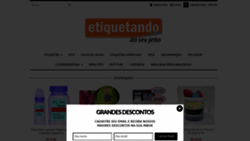 What Etiquetandodoseujeito.com.br website looked like in 2020 (3 years ago)