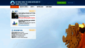 What Egov.danang.gov.vn website looked like in 2020 (3 years ago)