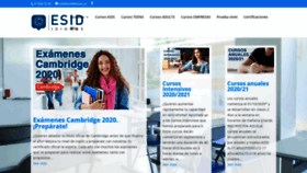 What Esididiomas.es website looked like in 2020 (3 years ago)