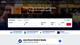 What Esky.eu website looked like in 2020 (4 years ago)