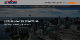 What Expresselevatorslifts.com website looked like in 2020 (3 years ago)