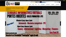 What Escolatecnicagirona.com website looked like in 2020 (3 years ago)