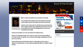 What Emailtofaxgoogle.com website looked like in 2020 (3 years ago)