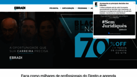 What Ebradi.com.br website looked like in 2020 (3 years ago)