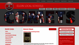 What Elginschools.org website looked like in 2020 (3 years ago)