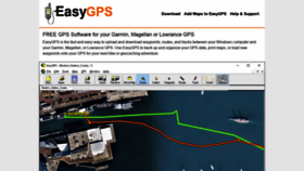 What Easygps.com website looked like in 2020 (3 years ago)