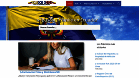 What Ecuadoronline.org website looked like in 2020 (3 years ago)