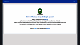 What Enikda.sinjaikab.go.id website looked like in 2020 (3 years ago)
