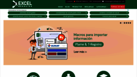 What Excelnegocios.com website looked like in 2020 (3 years ago)