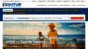 What Eximtur.ro website looked like in 2020 (3 years ago)