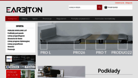 What Earbiton.pl website looked like in 2020 (5 years ago)
