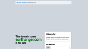 What Earthangel.com website looked like in 2020 (3 years ago)