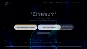 What Ethmining.cloud website looked like in 2020 (3 years ago)
