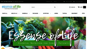 What Essense-of-life.com website looked like in 2020 (3 years ago)